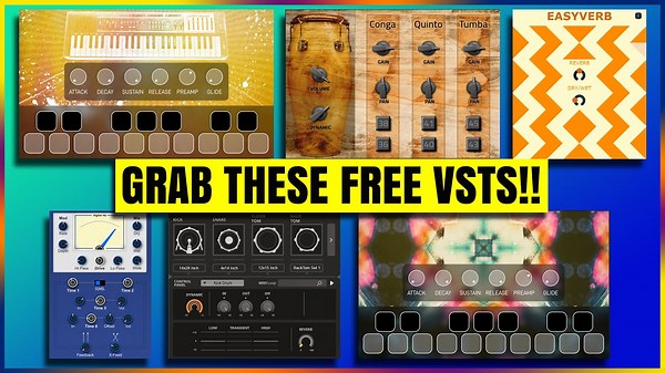 Free Strings, Drums, FX & More ¦ 8 Free VST Plugins