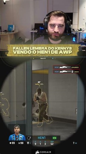 FALLEN MANDA A REAL: HEN1 NA FURIA ERA IMPARÁVEL
