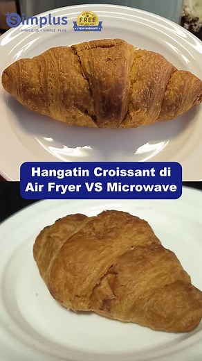 Perbandingan Memanaskan Croissant: Air Fryer vs Microwave