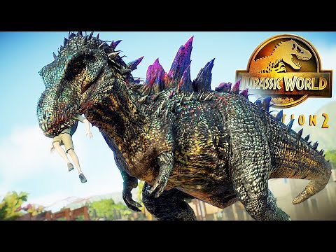 MORTEM REX IN EVOLUTION 2!! - Jurassic World Evolution 2 | New Godzilla-Rex Boss Raid Mod