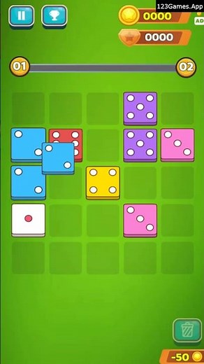 Dice Merge Gameplay & Walkthrough | Free at 123Games.App