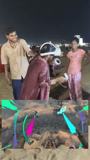 VR Games ல் குடும்பம் முழுவதும் ஒன்றாக சேர்ந்து VR games விளையாடி மகிழ்ச்சியாக நேரத்தை கழித்தார்கள்