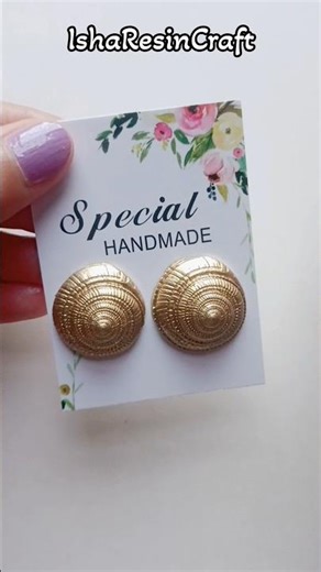 Handmade Resin Earrings😍tutorial for beginners: Step-by-step guide✨#shorts #resin #resinart#earrings