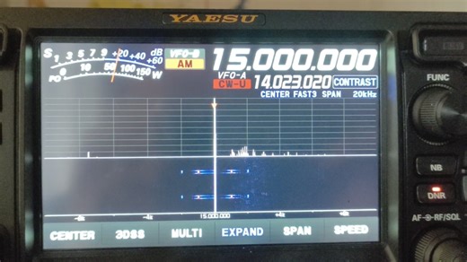YAESU FTDX10接收BPM国家授时台效果简直炸裂