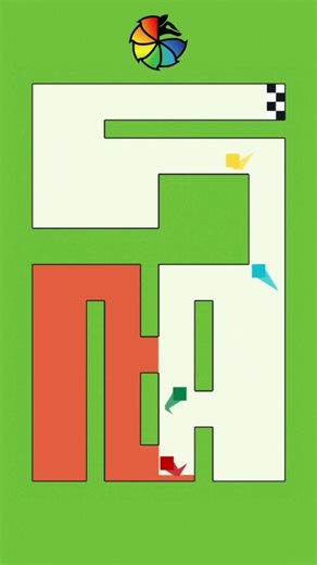 Break the walls - Square Race #176 #squarerace #squareracegame #bouncingsquare