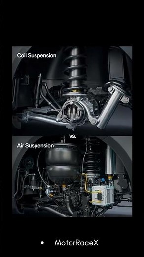 How Air Suspension and Coil Suspension Work #car #technology