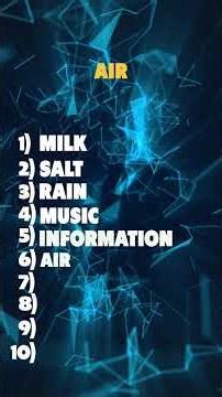 Guess the 10 uncountable nouns by missing letters quiz 🤔