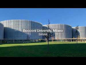 SANAA - Bocconi University, Milano, Italy. 2019