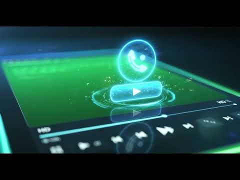 Ultra Realistic Futuristic Video Player Green Screen | 4K Holographic UI FX