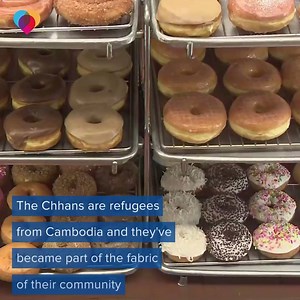 When this donut shop owner's wife got sick, his community rallied together to buy out his sweets every morning before dawn, so he could get home to his sweetheart sooner ❤️️🍩 https://cbsn.ws/2zCfEcS | The Uplift