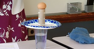Weather Experiment: Inertia egg drop