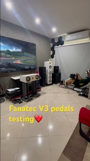 Fanatec V3 pedals testing #fanatec #fanatecv3 #simracinggear