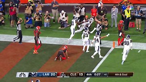 John Johnson dives for fourth-down interception to seal Rams win