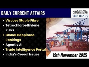 UPSC Daily Current Affairs Audio | 19 November 2025 | EduRev