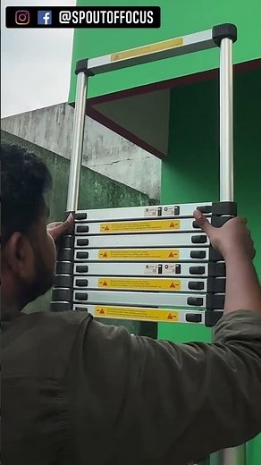 🪜 Super Portable 16ft Ladder – Compact, Strong & Easy to Use! ✅ #outoffocus