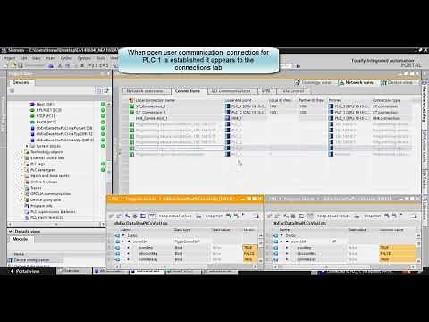 TIA Portal TCON Check