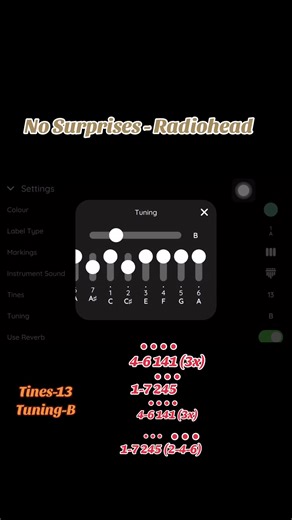 Keylimba Tutorial for 'No Surprises' by Radiohead