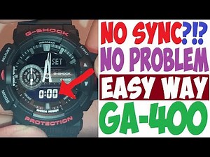 G-Shock GA-400 manual 5398 to calibration if not sync