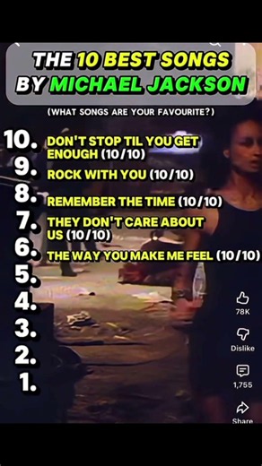 10 best Michael Jackson songs