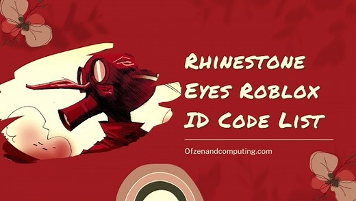 Rhinestone Eyes Roblox ID Codes (2026) Gorillaz Song / Music