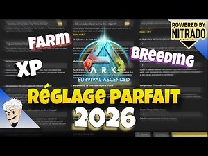 Nitrado Tutorial - Perfect Settings in 2026 - Adding Mods - Perfect Breeding - Ark Ascended FR