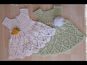 Crochet Patterns| for |crochet baby dress| 9