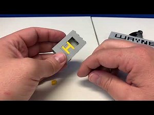 LEGO Alphabet how to make A-Z using plates