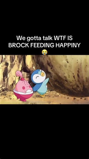 Brock's Surprising Snack for Happiny in Pokémon Anime