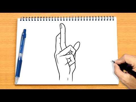 How to draw Gojo Domain Expansion hand sign