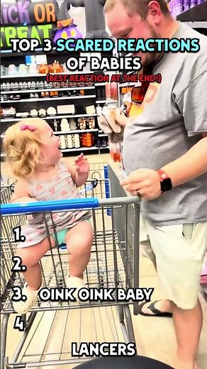 Top 3 Scared Reactions of Babies! 🤣 #babies #jumpscare #funnybabies