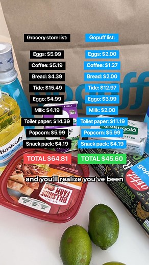 Why run to the store? Get 5000 essentials in minutes from Gopuff delivered to your door. No markups, no service fees. | Gopuff