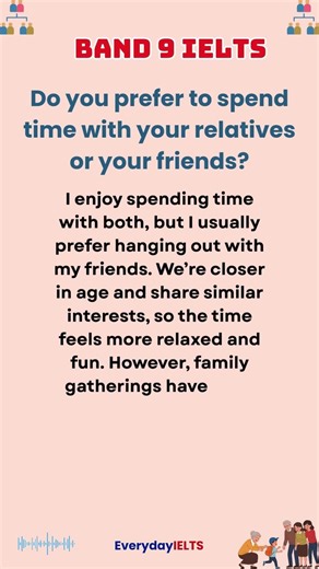 IELTS SPEAKING Part 1 | Relatives, Neighbors | Band 9+