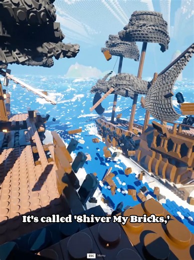 Try keeping a ship together when it’s literally breaking apart! music: Hans Zimmer - I Don't Think Now Is the Best #shivermybricks #indiegame #coop #indiedev