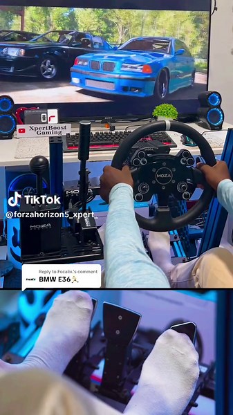 Replying to @Focalix. 😎FOLLOW ME🔥🏆 #fyp #viral #forzahorizon5 #forza5xpert #fh5 #forza5 #fh5drift #moza #mozaracing #mozar9 #nextlevelracing #gtelite #tokyodrift #drift #e36 #bmwe36 #bmw #fh6 #forza6