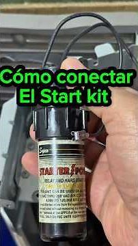 How to connect the start kit, hard start or starter kit