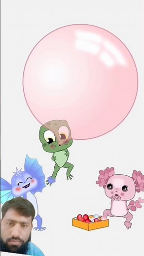 179 bubble gum funny animation crocodile