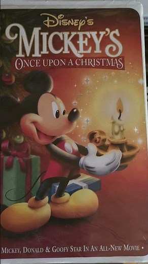 Disney's Mickey's Once Upon A Christmas vhs