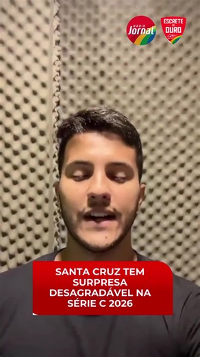 O Santa Cruz 🐍🐍 não terá vida fácil nos primeiros jogos da Série C 2026 ⚽. Quer saber a tabela completa? Acessa o site do Blog do Torcedor e fique por dentro de todos os detalhes 😉. #santacruz #sériec #campeonatobrasileiro #futebol *escretedeouro *digital *md *digital #digital