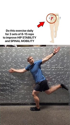Improve your DYNAMIC HIP STABILITY and SPINE MOBILITY with this exercise!