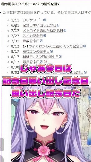 Momone Kozue remembers her anniversary after looking at an unofficial wiki and realizes it was he...
