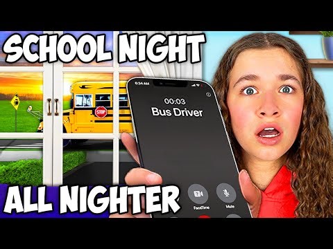 ALL NIGHTER on a SCHOOL NIGHT...HUGE MISTAKE 😳