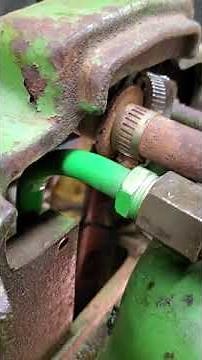 John deere hydraulic line repair