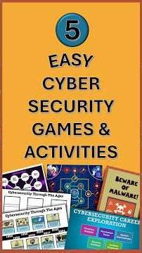 5 Quick & Easy Activities To Teach About Cybersecurity