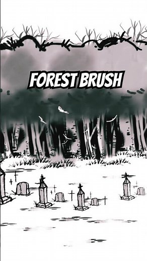 Creating a Dense Forest Sketchbook pro custom brush