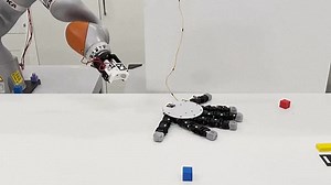 This robotic hand crawls away, grabs objects and reattaches