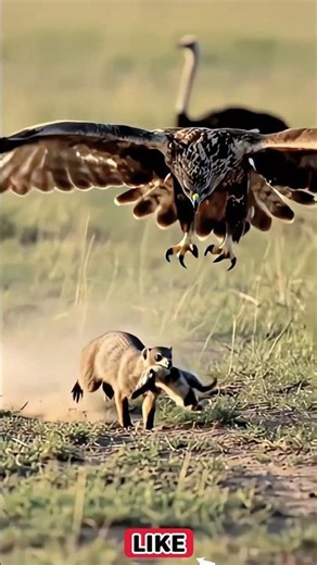 Can an Eagle Save Its Chick from a Mongoose❓ #eagles #mongoose #animals #wildlife #rescue