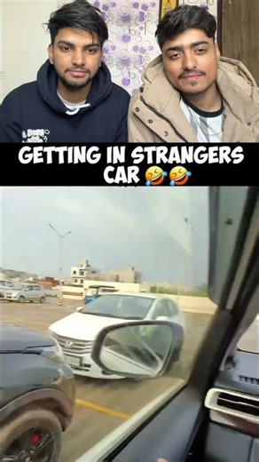 getting in stranger car
