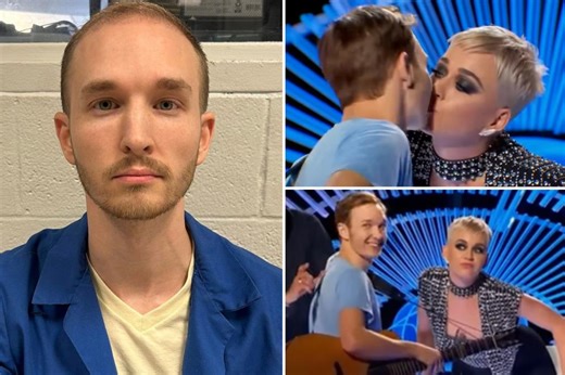 Benjamin Glaze, singer who went viral on ‘American Idol’ and smooched Katy Perry, busted with massive stash of child porn: cops