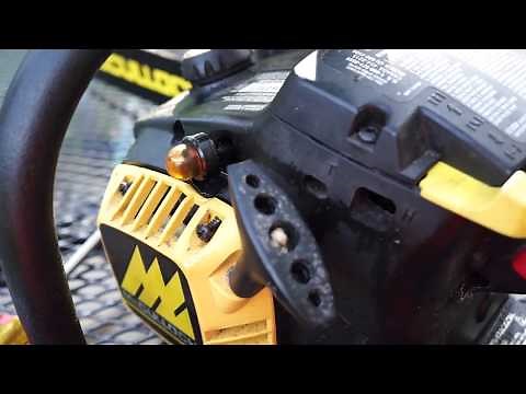 will it run? How to teardown & diagnose McCulloch MS1635 chainsaw.