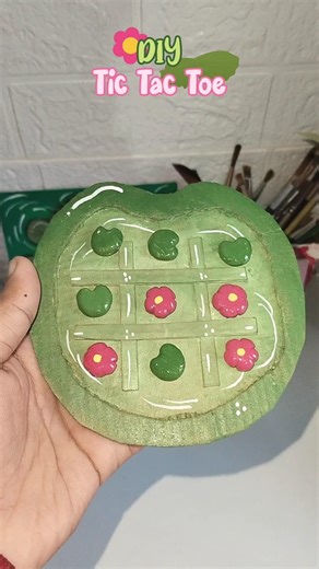 DIY Tic Tac Toe🌸 | #shorts #diy #tictactoe